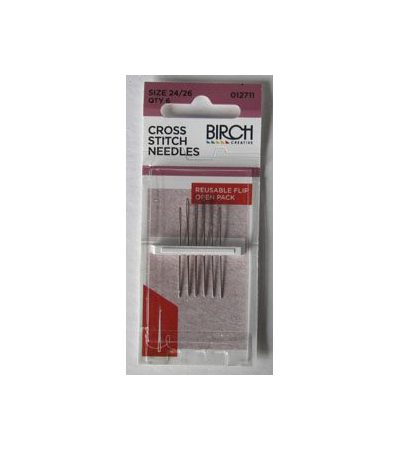 Birch Cross Stitch Needles size 24/26