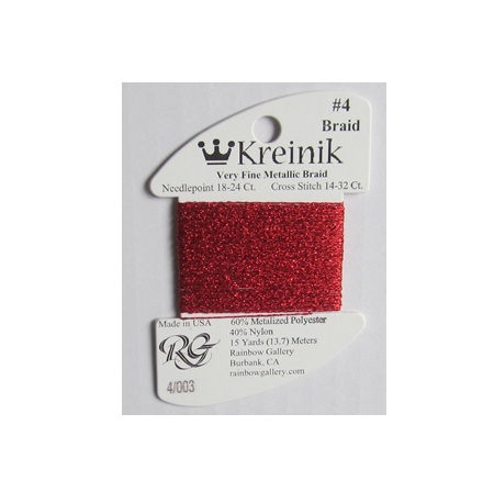 Kreinik #4 Very Fine Braid 003