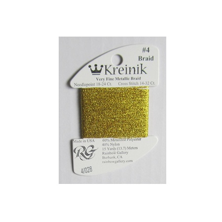 Kreinik #4 Very Fine Braid 028