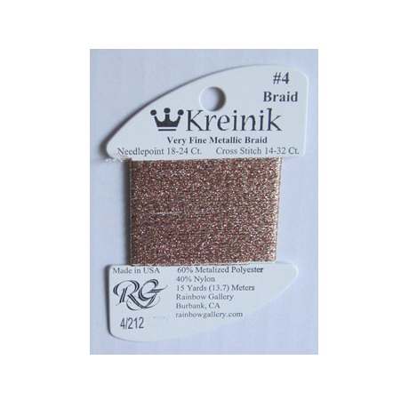 Kreinik #4 Very Fine Braid 212