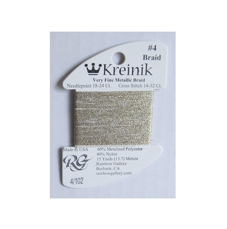 Kreinik #4 Very Fine Braid 102