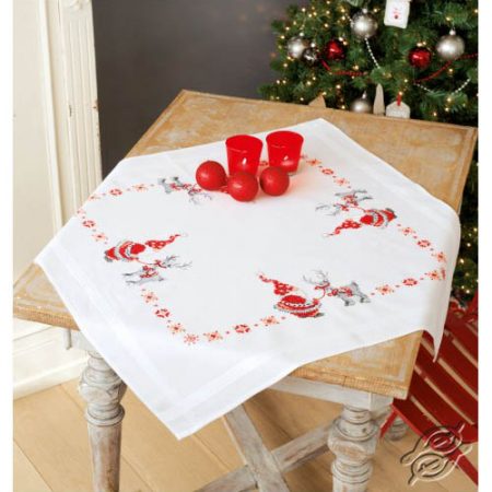 Christmas Elves Tablecloth  Kit