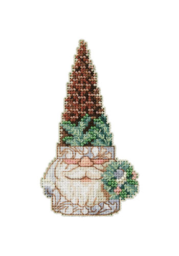 Mill Hill Bee Gnome Beaded Counted Cross Stitch Ornament Kit