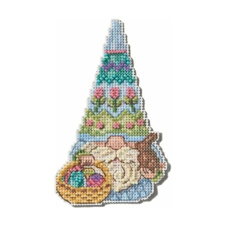 Easter Gnome - Beaded Cross Stitch Kit