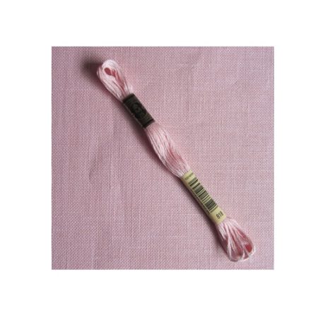 28 count Cashel Linen - Carnation Pink